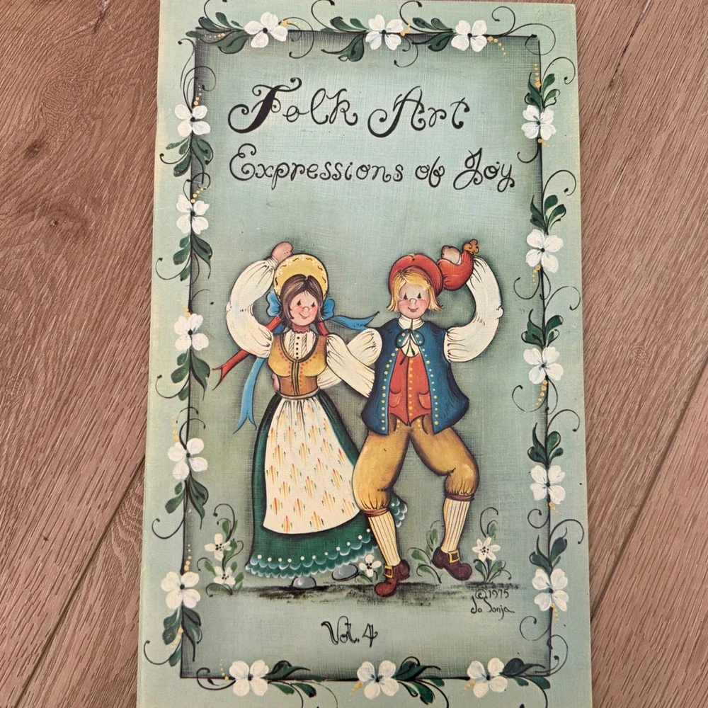 Vintage Jo Sonja Folk Art Expressions of Joy Painting Books Vol 1-5 Set 1975